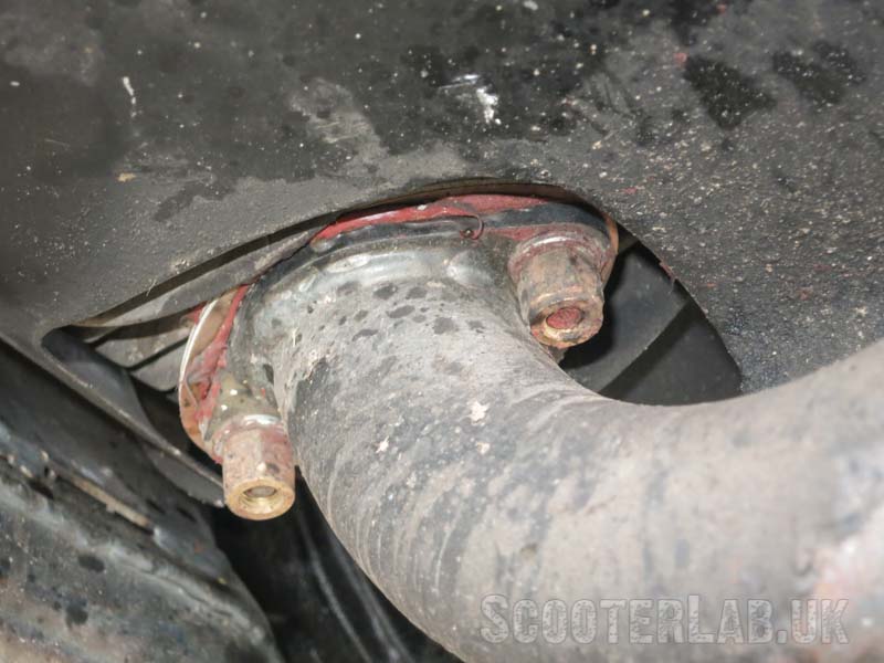 Exhaust nut access is \'old-school\' (difficult)