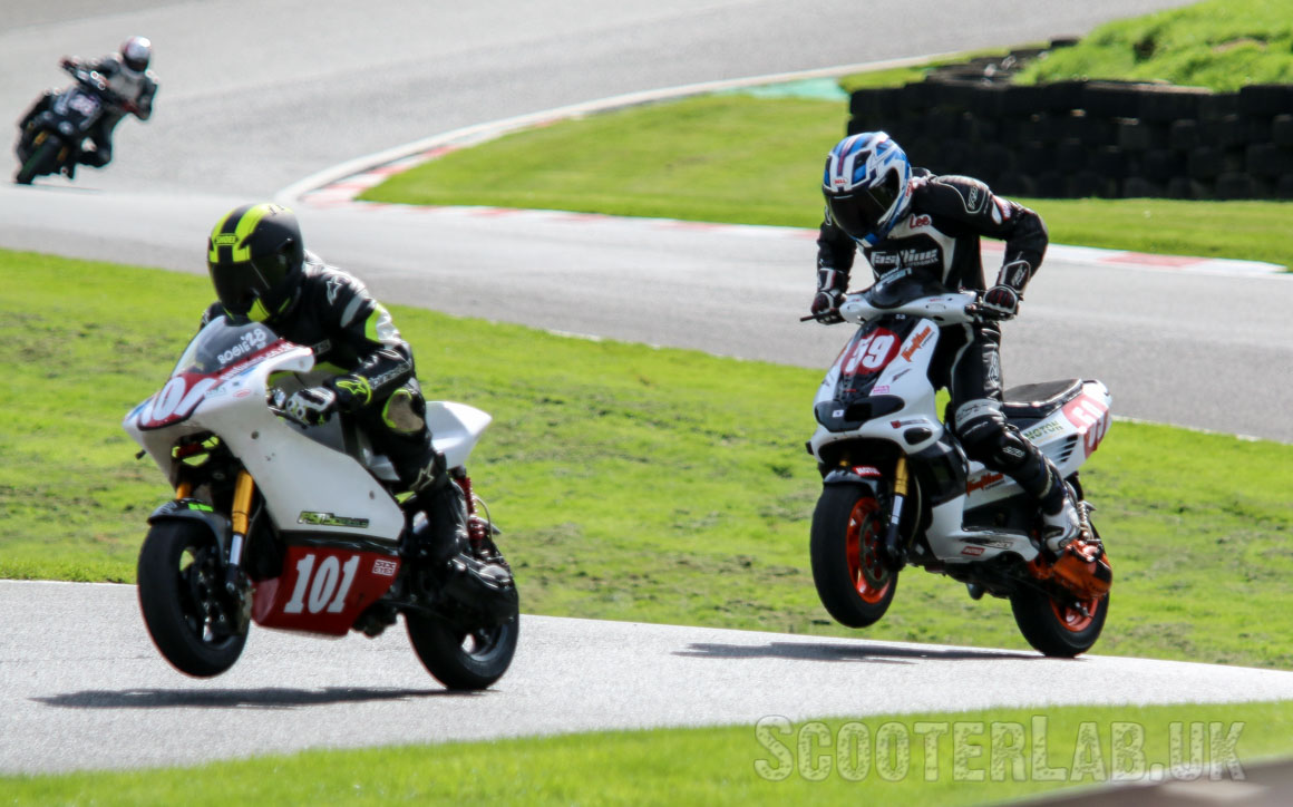 Scooter racing can be both spectacular and emotional