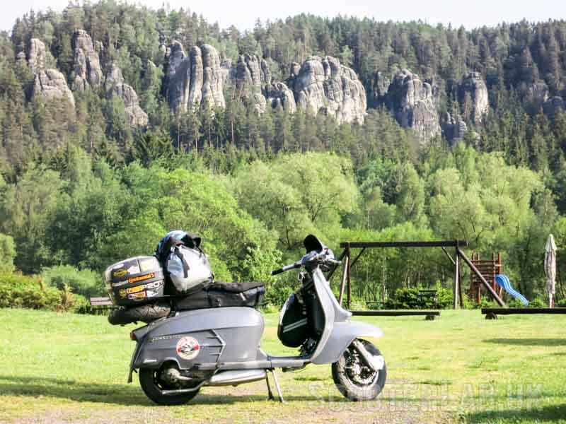 Using an Airhawk in Adršpach-Teplice in Czech Republic