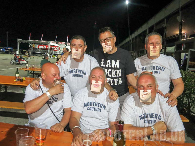 Most of Woodsy's merry band at Adria