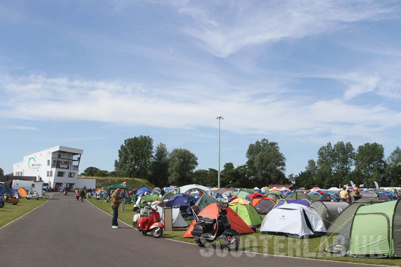 1500 campers are overlooked by the control tower