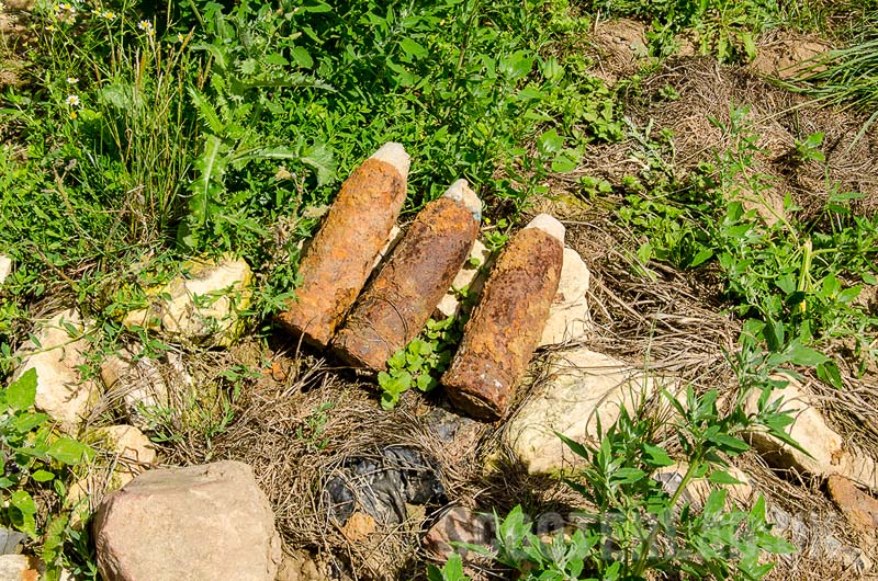 Unexploded munitions