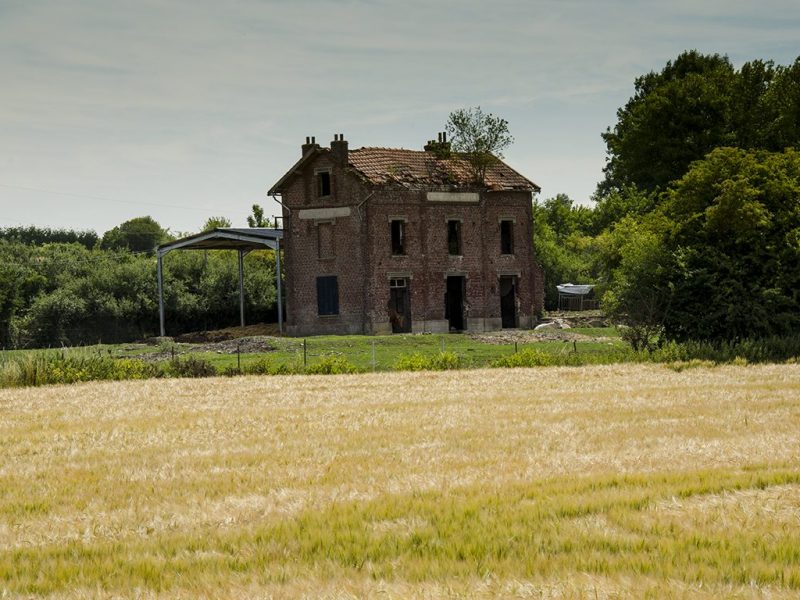 3 - DSC_5558 The old train station at Ytres which was where my Grandfather went when he was injured 3 - DSC_5558 The old train station at Ytres which was where my Grandfather went when he was injured