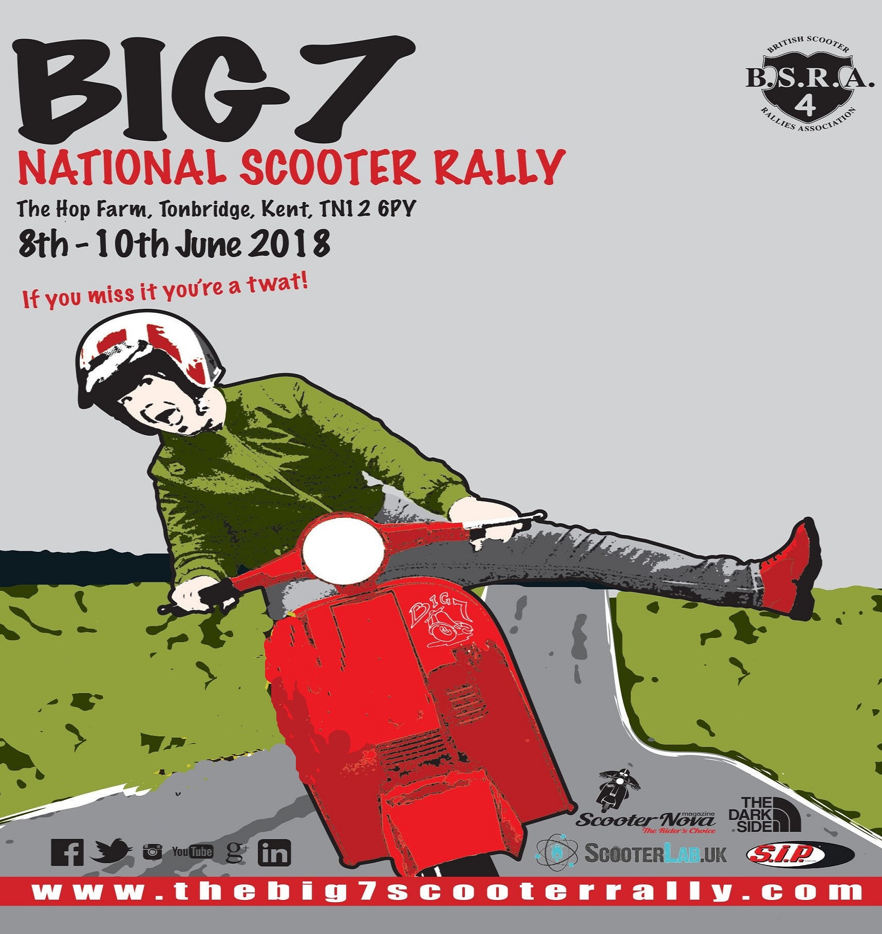 BIG 7 NATIONAL SCOOTER RALLY SCOOTER LAB UK SLUK