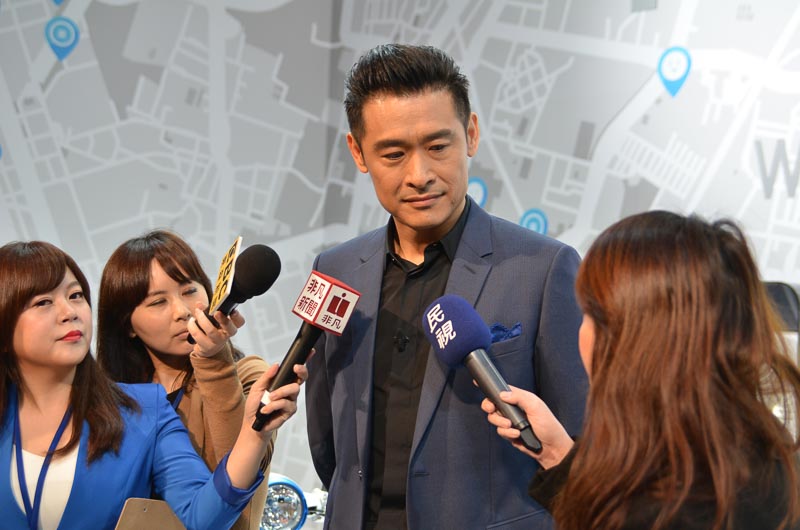 CEO, Allen Ko calmly answers questions after the press conference