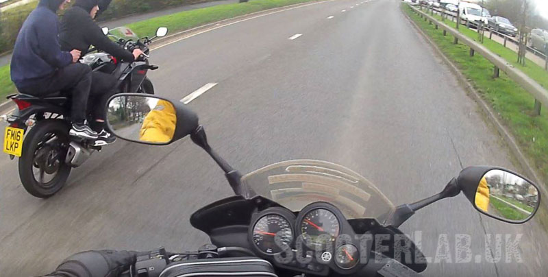 An all too common sight around the country - image courtesy Motorcycle Theft Epidemic Nottingham