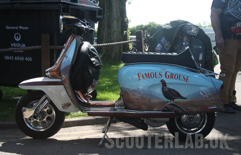 Probably the best pub garden on any scooter rally...