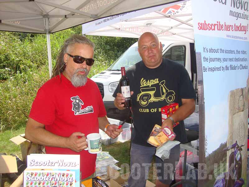 ScooterNova celebrates the 8th edition with sweaty dairy produce and tepid wine in a hot field with friends