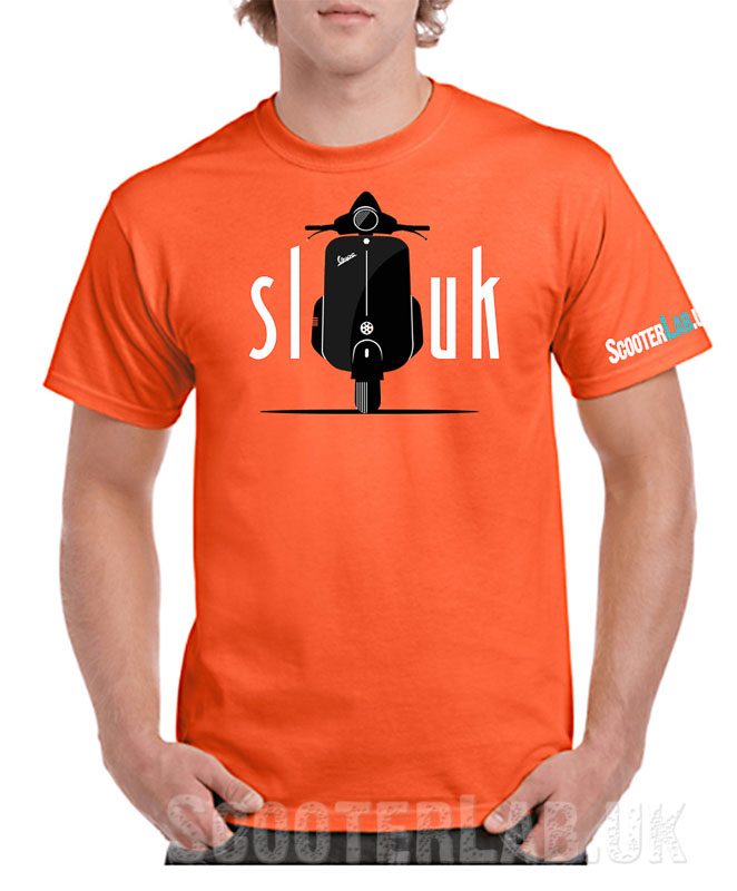 sluk vespa t-shirt orange