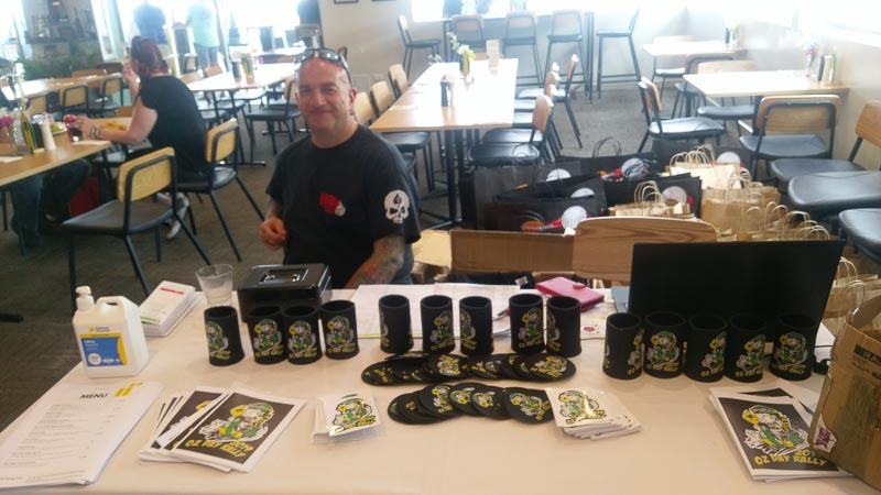Andy Greenslade, SWSC. The smile of a man who has successfully exported a bunch of misfits and criminals to Australia