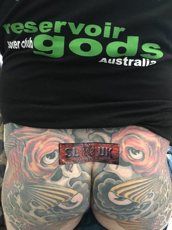 This is one of the cleaner SLUK sticker photos we have from Oz, some of these people are just wrong...