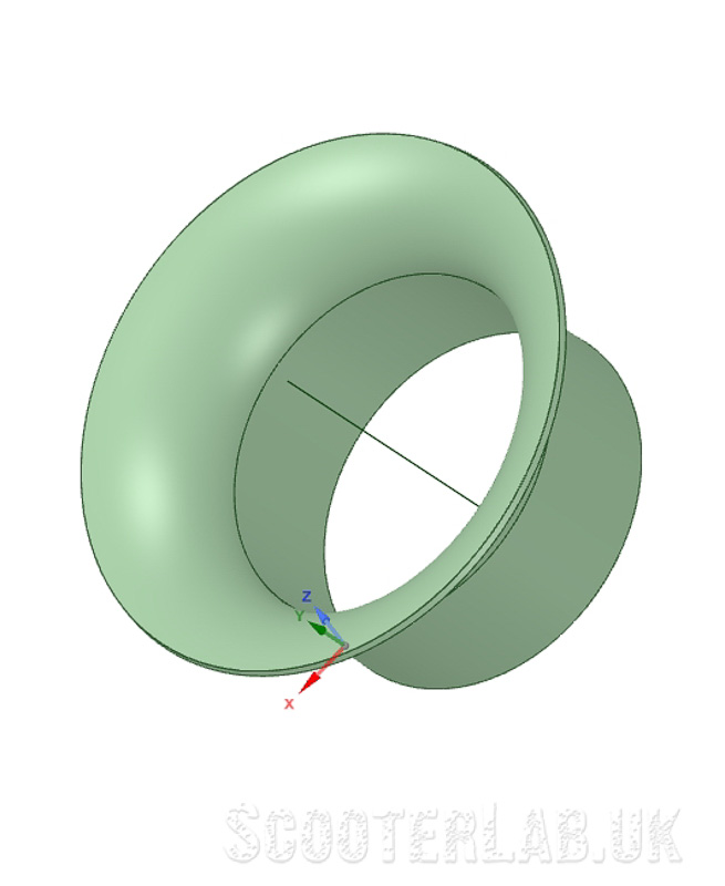 Cad drawing of custom made PM velocity stack