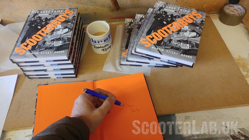 WARNING! Sticky Scooterboys book signing in progress | NEWS