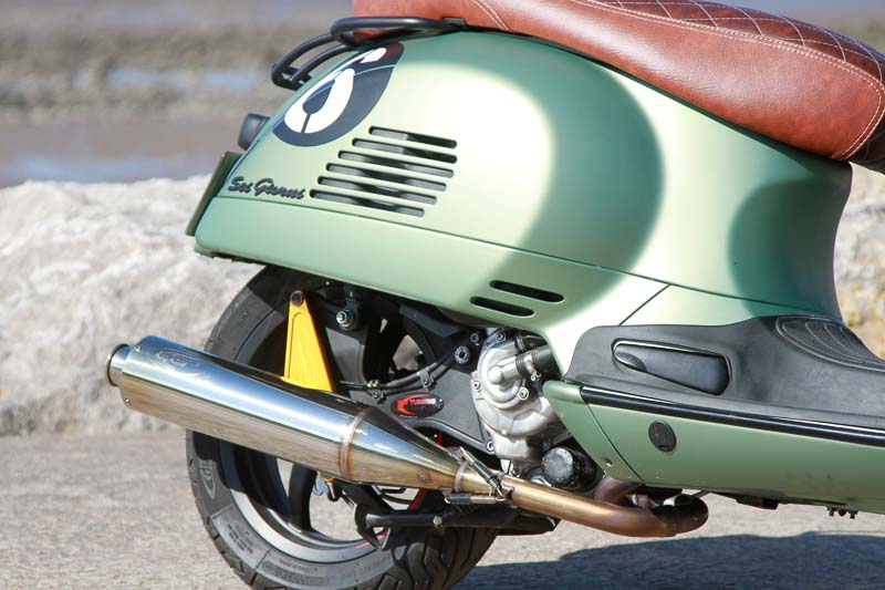 PM Tuning Vespa GTS exhaust