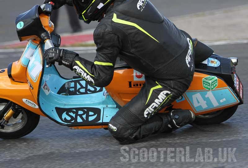 A rare picture of Jason Metivier still holding on to the handlebars