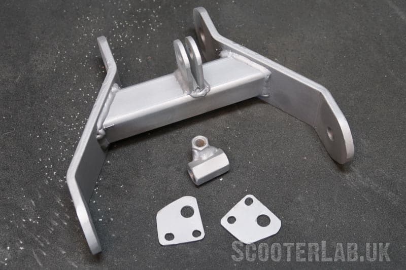 Blasted components ready for coating