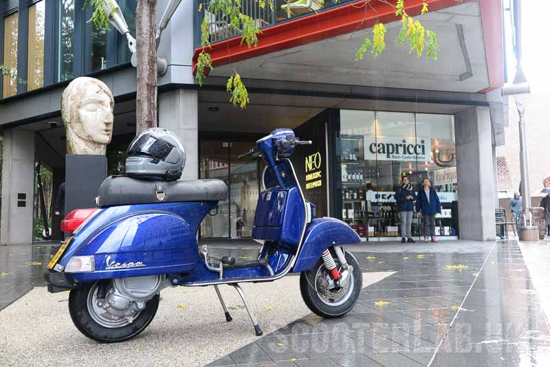 This customer\'s PX was converted using his usual commuter scooter