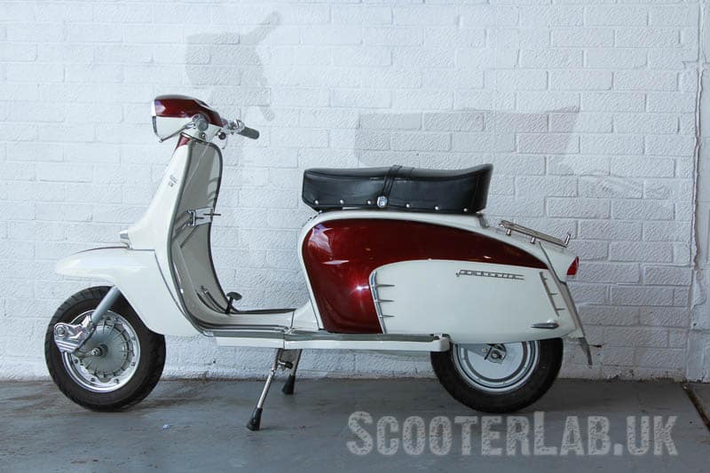 Nothing irreversible was done to this classic Lambretta