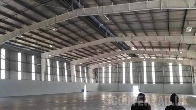 The new factory ready for fitting out