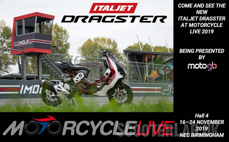 Motorcycle Live: MotoGB announce prices & showcase Italjet in UK | NEWS