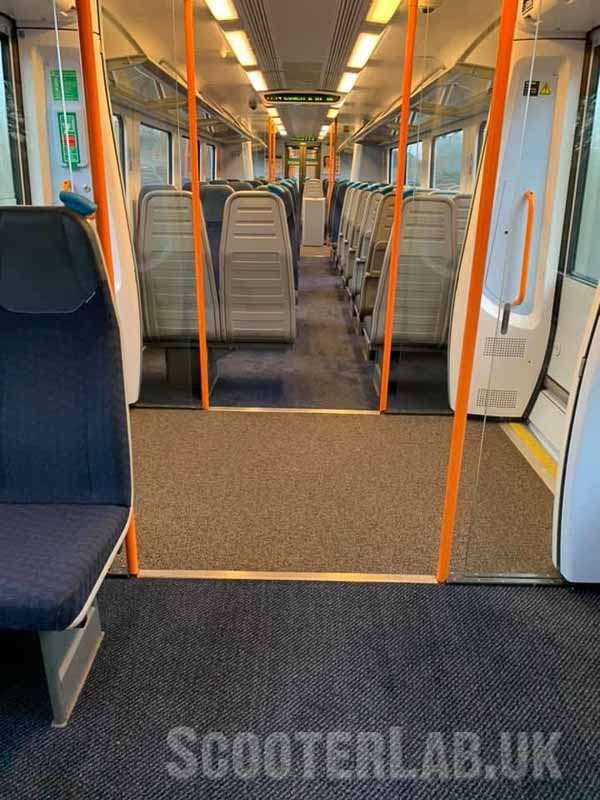 Train capacity is reduced from 358 to just 96 under social distancing measures: Image by Gareth Bishop