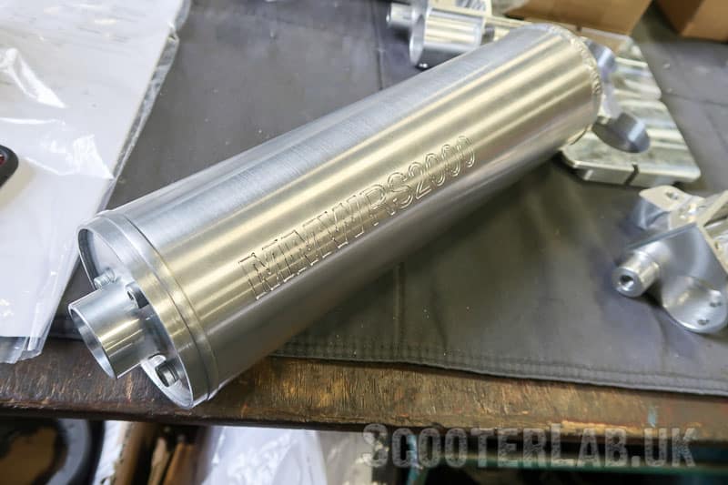 Prototype MMW RS2000 mechanical muffler