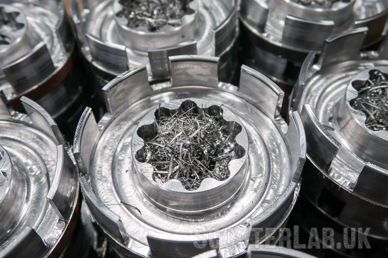First operation machining on the BGM Superstrong Vespa clutches