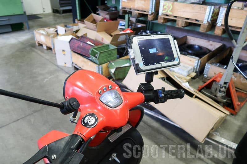 The injection system can be reprogrammed via Windows tablet or even from a phone app.