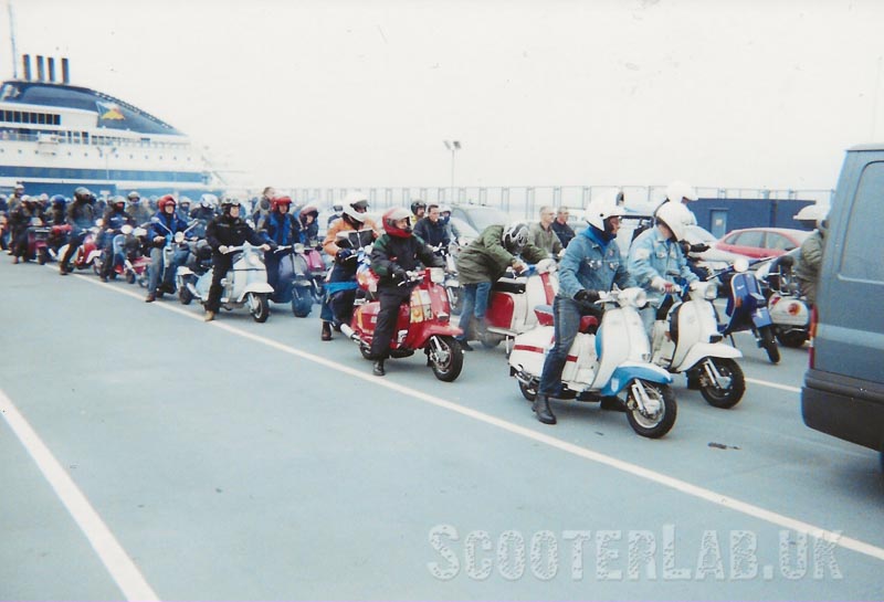 The style of scooter and rider is a good representation of the average HiH attendee