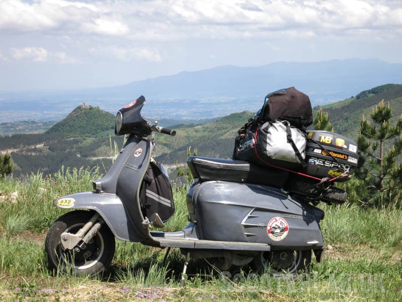 My AF Road Clutch has crossed many mountain ranges, including this one in Serbia