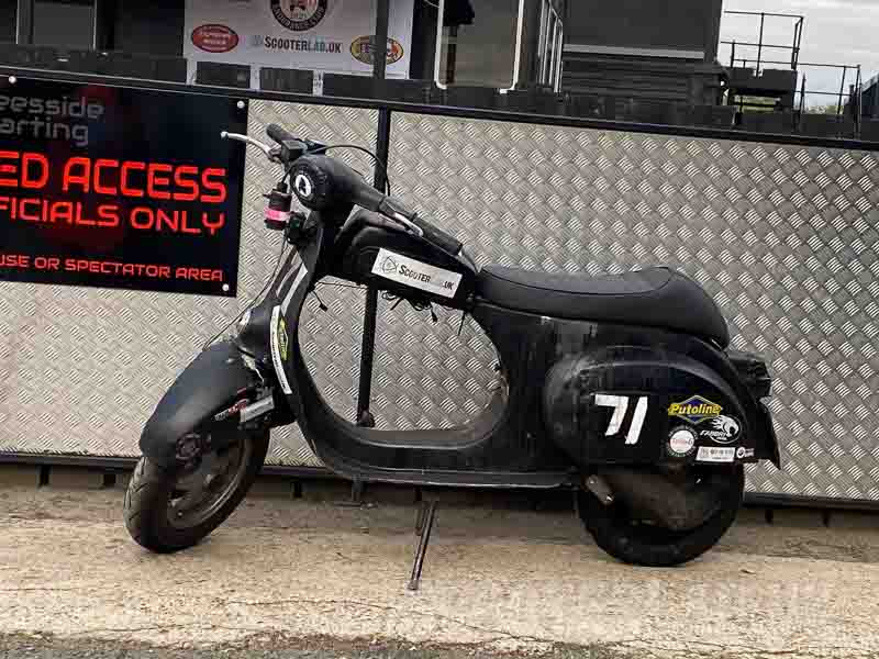 This race-winning Vespa 90SS rides better than it currently looks!