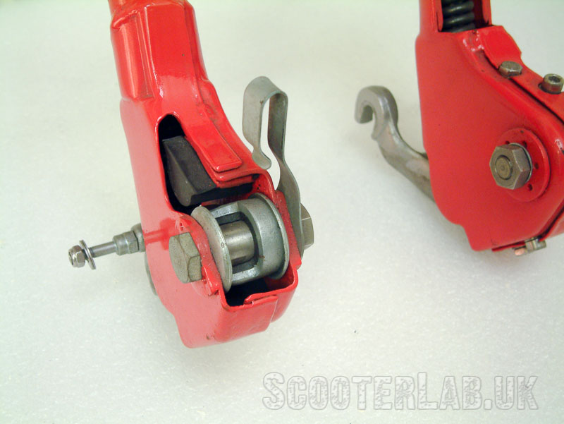 No bearings, just plastic bushes