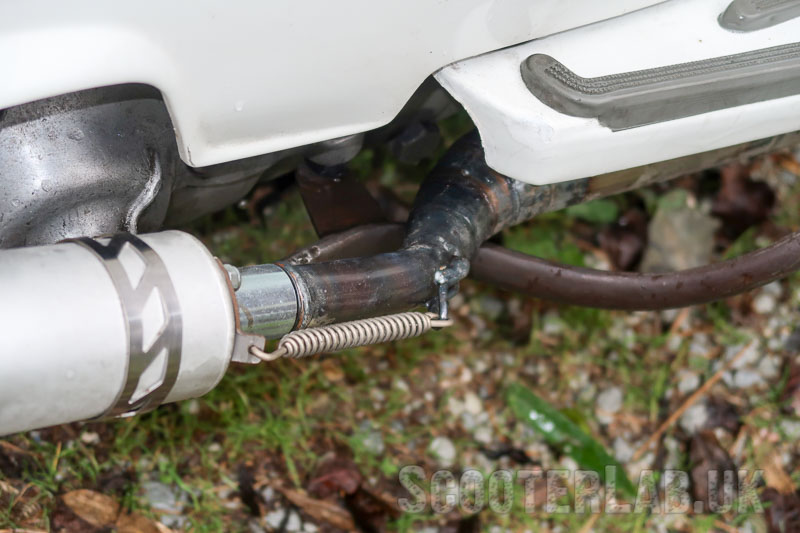 The usual trim to the rear running board is required