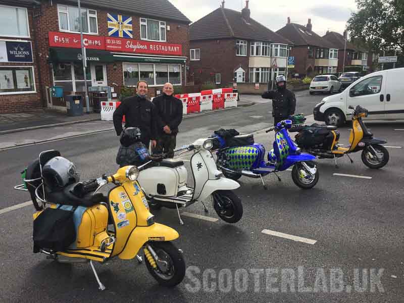 Leeds fans, riding on together...