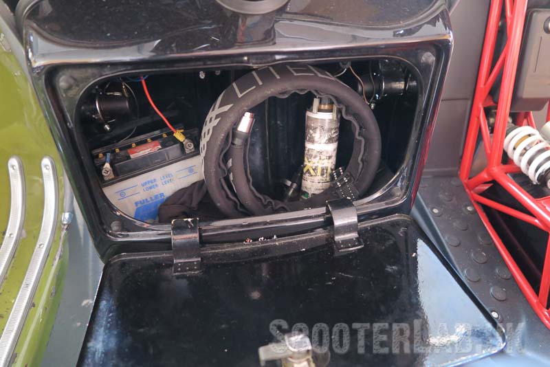 Coils up and fits into a PX glovebox