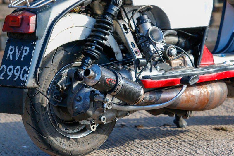 PM exhausts are still supplied unpainted. Eden didn’t bother either…