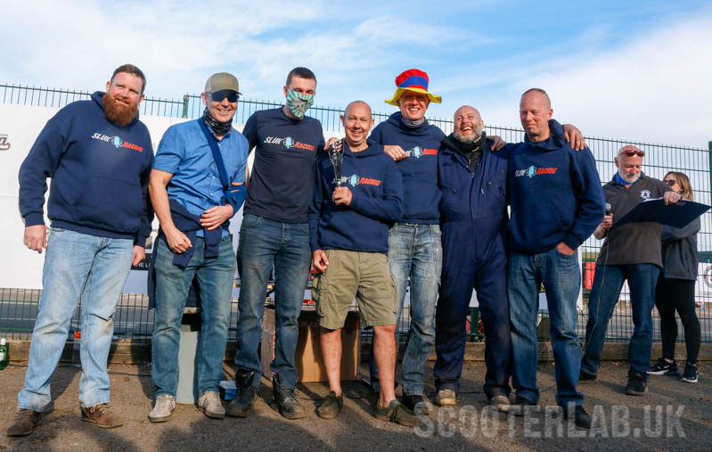 SLUK Racing with the walking wounded Shaun