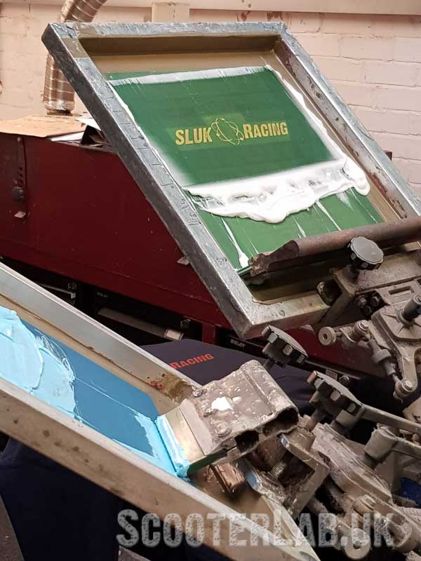 sluk racing screen print
