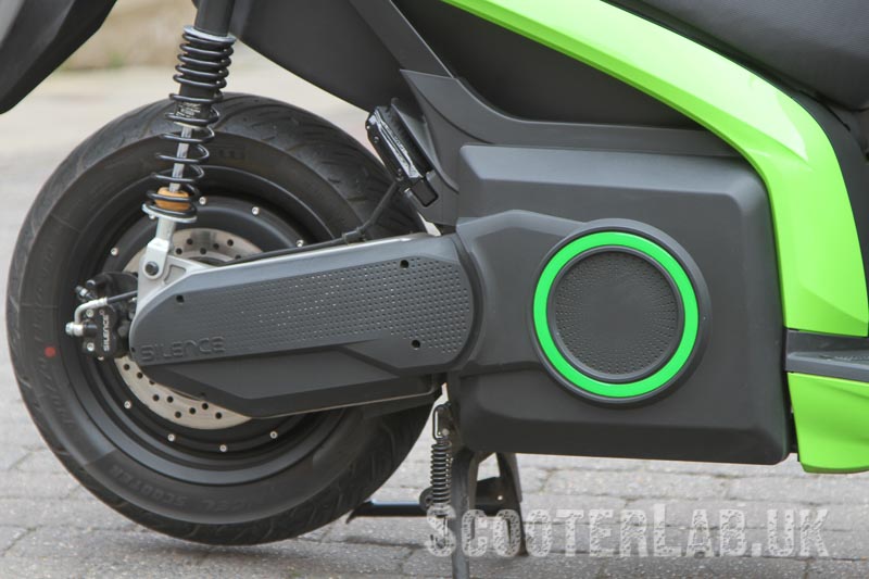 7kW hub motor connected by alloy swinging arm