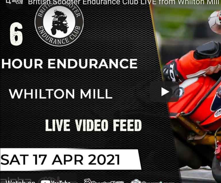 Whilton Mill British Scooter Endurance | LIVE VIDEO FEED INFO!