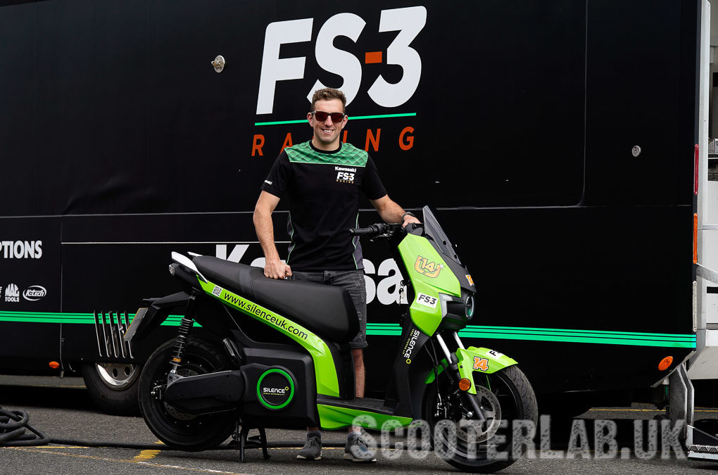 Silence scooters in British Superbikes (paddock)