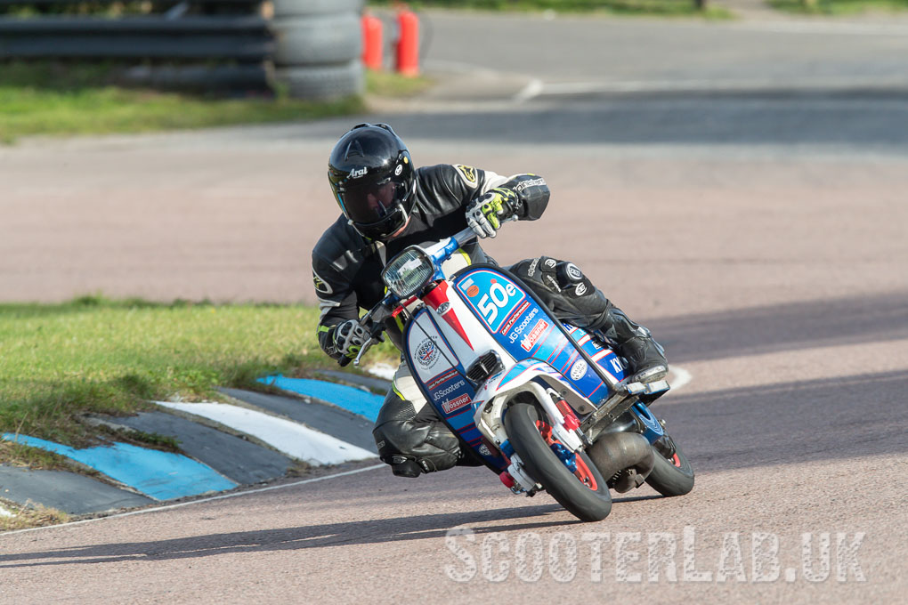 Phil Hallam Replay Racing Lambretta Lydden Hill