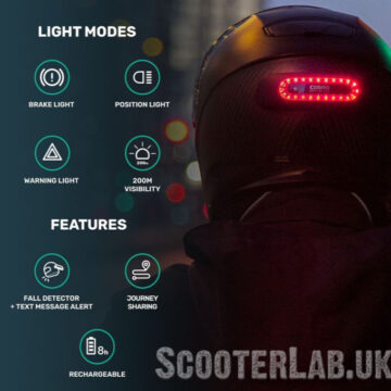 cosmo moto connected brake light