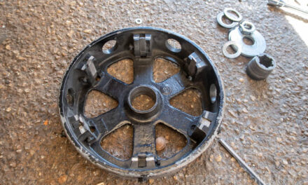 Innocenti Lambretta Brake Shoe Skimming Tool in Action | TECH