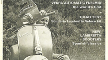 scooternova magazine issue 30 front cover with silver Vespa