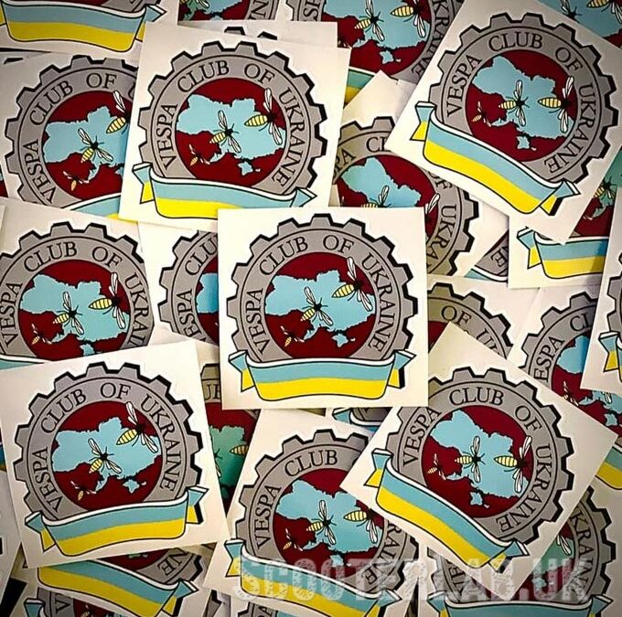 Vespa Club of Ukraine stickers raise €3000 | NEWS