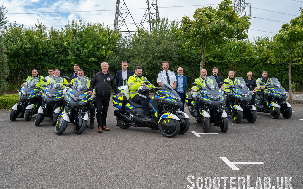 Aero-efficient hybrid Brit built scooters arrive on police fleet | NEWS
