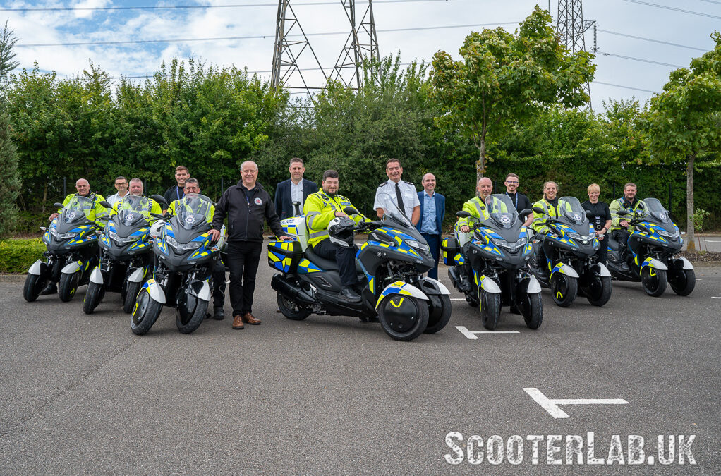 Aero-efficient hybrid Brit built scooters arrive on police fleet | NEWS