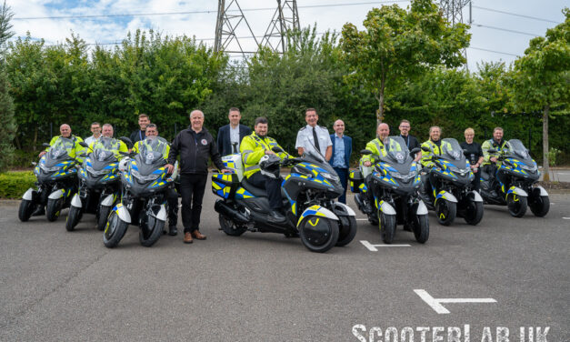 Aero-efficient hybrid Brit built scooters arrive on police fleet | NEWS