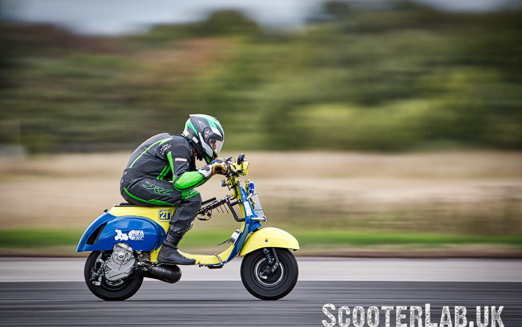 Adie Horrocks: World’s fastest Vespa – 122mph?  | NEWS